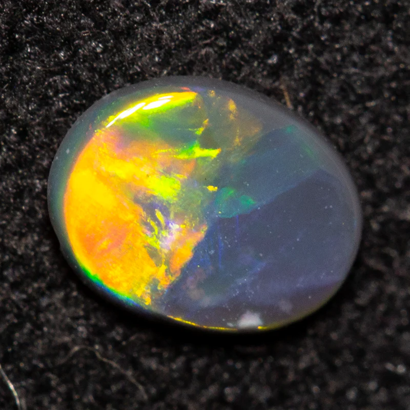 0.16 ct black opal 5x4x1.1mm - Image 3