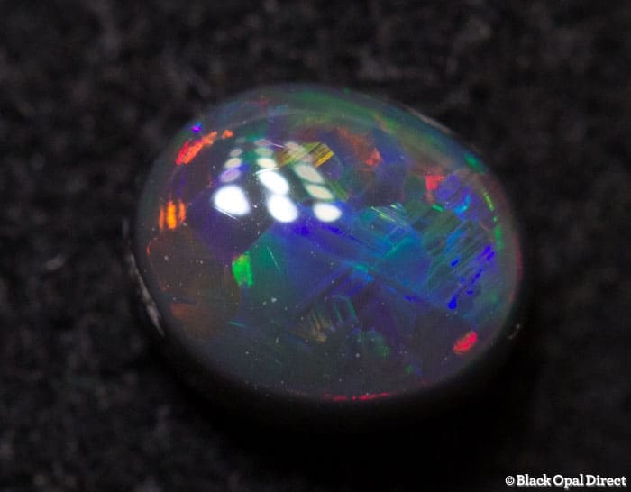 0.22 ct black opal 4.5x3.5x2mm - Image 2