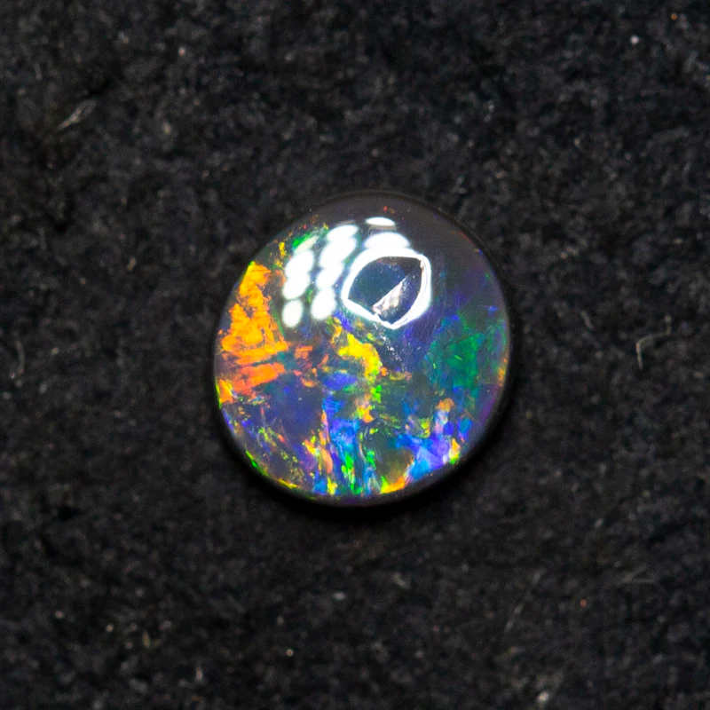 0.24 ct black opal 4.5x4.2x1.8mm - Image 3
