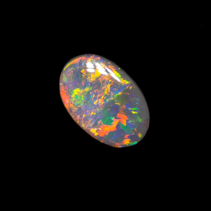 0.25 ct black opal 6.4x4.2x1.4mm - Image 2