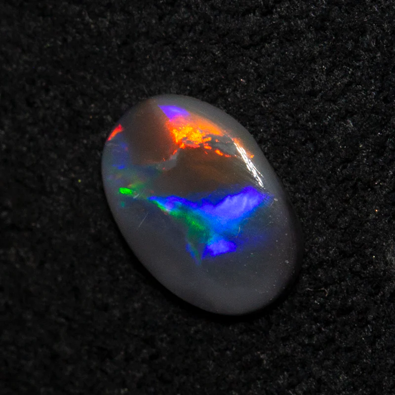 0.26 ct black opal 6.5x4.4x1.3mm - Image 2