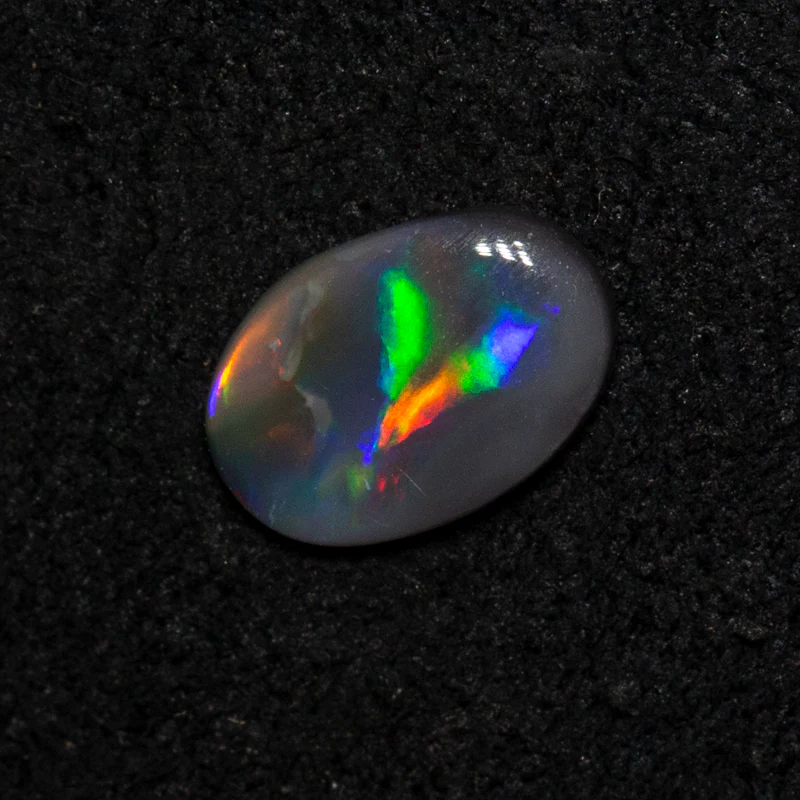 0.26 ct black opal 6.5x4.4x1.3mm - Image 3