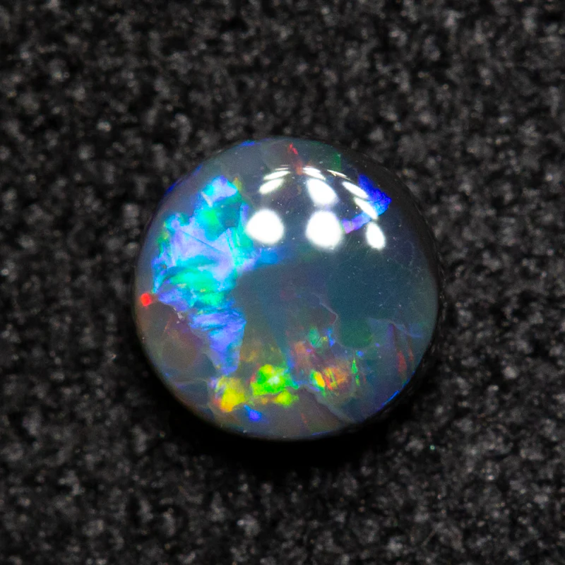 0.28 ct black opal 4.2x4.2x2.2mm - Image 2