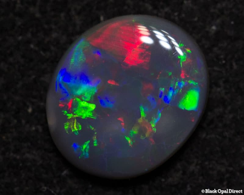 0.29 ct black opal 6x5x1.5mm - Image 3