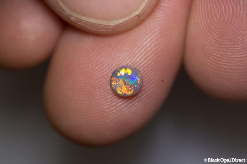 0.31 ct dark opal 5mm round x1.8mm - Image 2