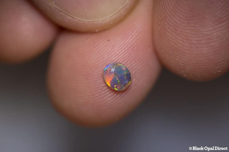 0.32 ct semi black opal 5x4x2mm - Image 2