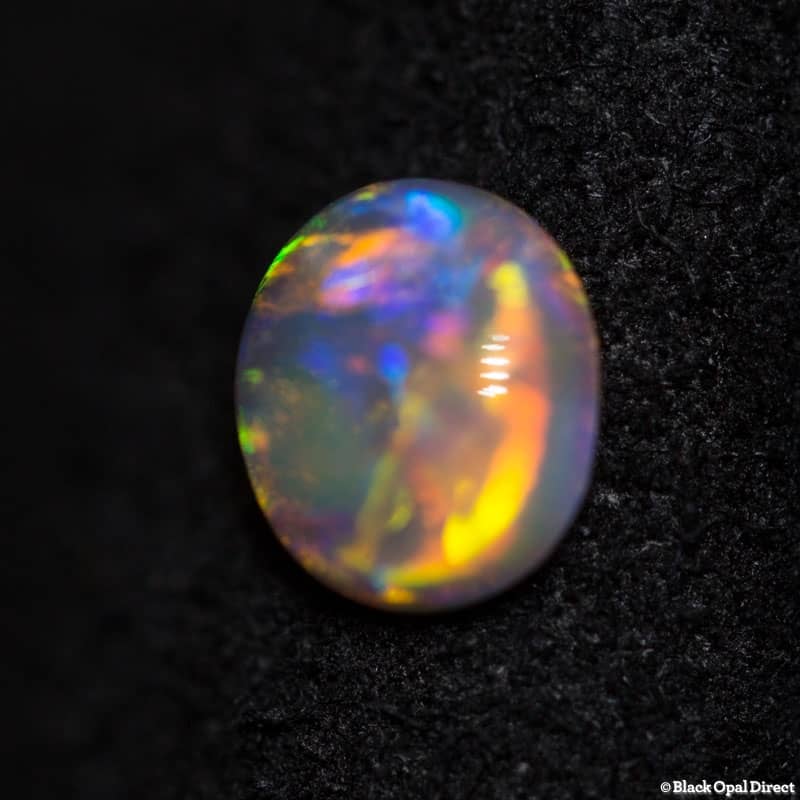 0.32 ct semi black opal 5x4x2mm - Image 3