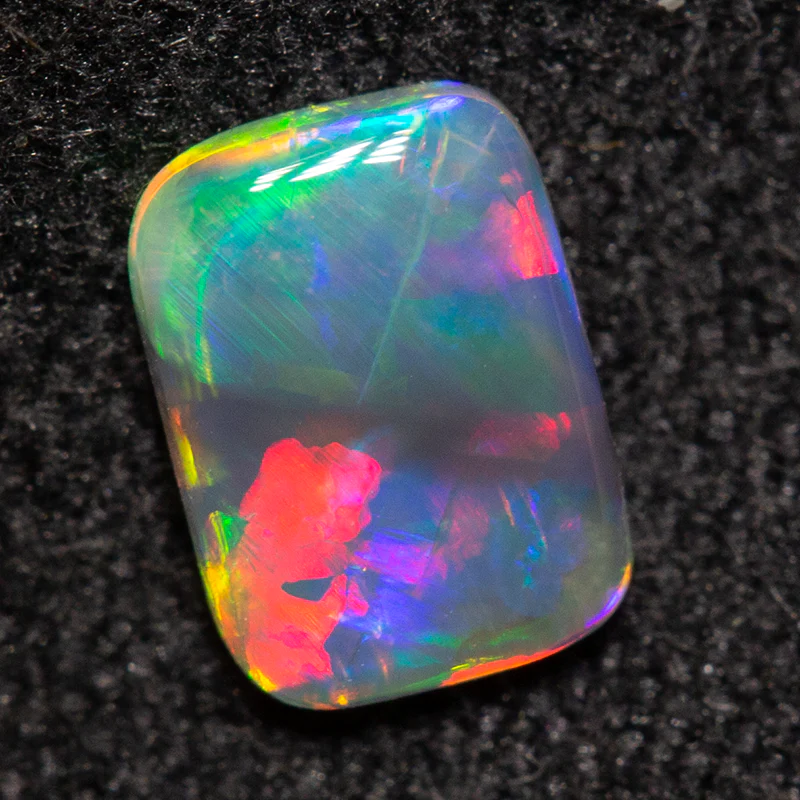 0.33 ct black crystal opal 5.8x4.2x1.5mm - Image 3