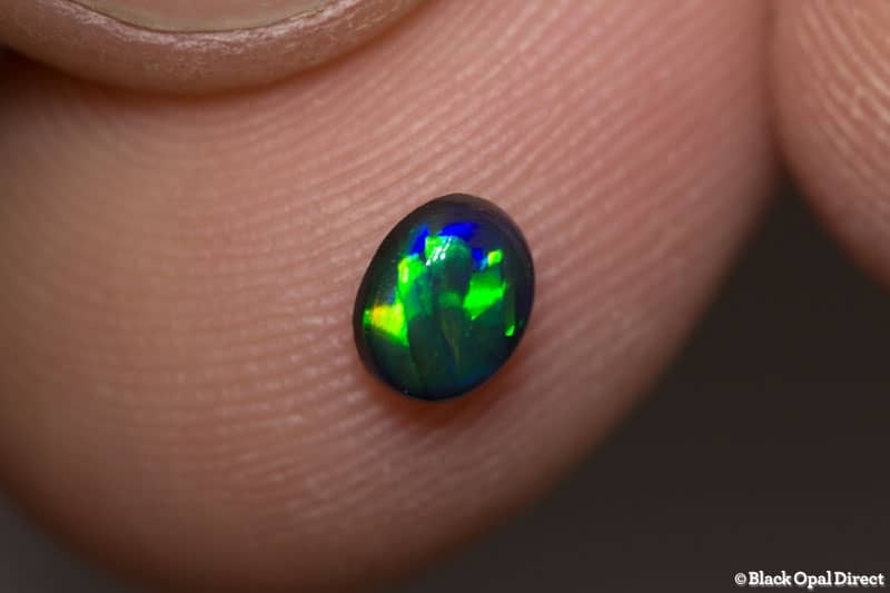 0.34 ct black opal 5x4x2.5mm - Image 2