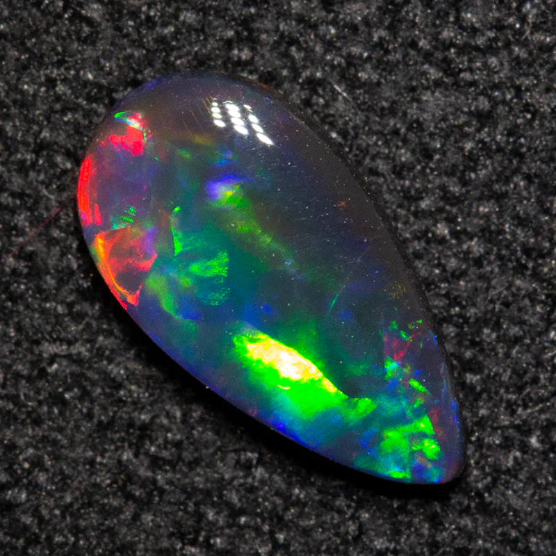 0.35 ct black opal 7.9x4.2x1.8mm - Image 3