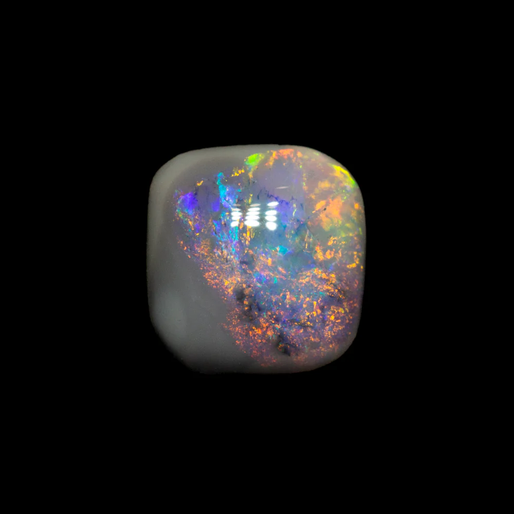 0.36 ct black opal 5.5x5.3x1.8mm - Image 2