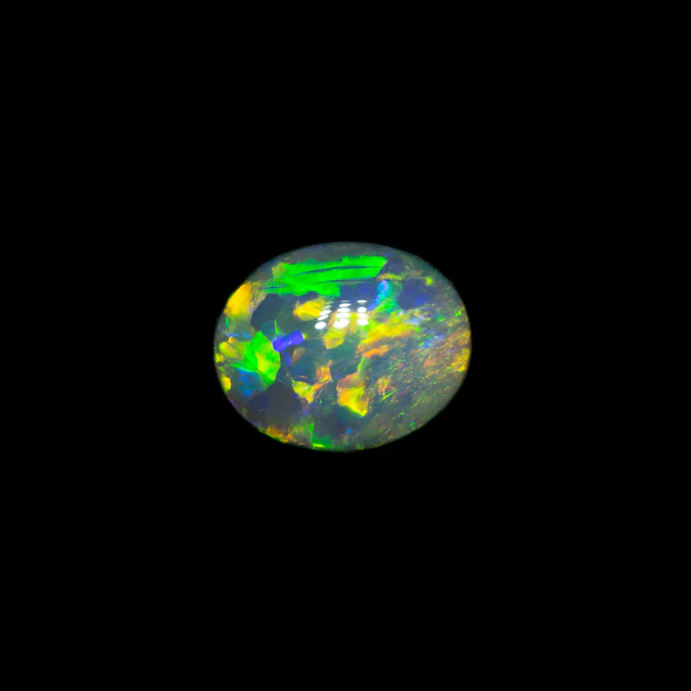 0.36 ct dark opal 5.4x4.4x2.3mm - Image 2