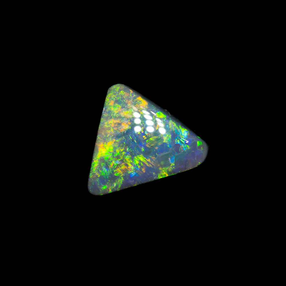 0.36 ct dark opal 5.8x5.7x2.2mm - Image 2