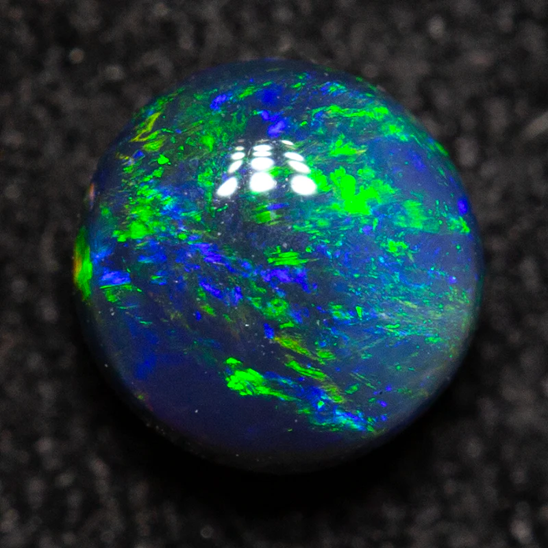 0.36 ct double-sided black opal 4.2x4.2x3mm - Image 3