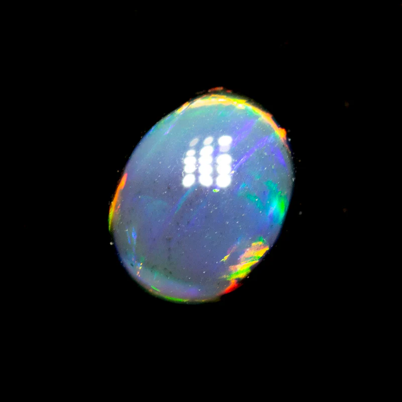 0.40 ct black opal 5.4x4.4x2.5mm - Image 2
