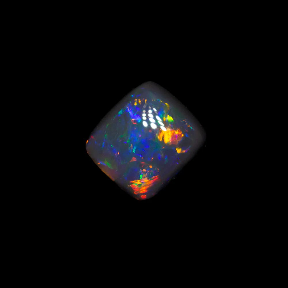 0.40 ct black opal 5x4.7x2.5mm - Image 2
