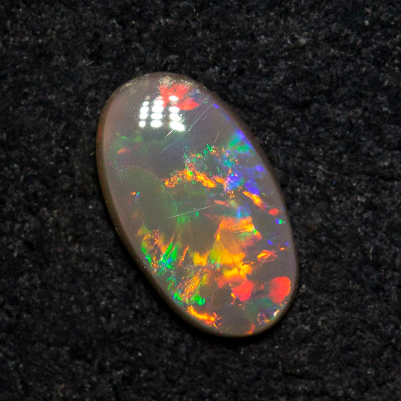 0.40 ct dark opal 7.5x4.4x1.8mm - Image 2