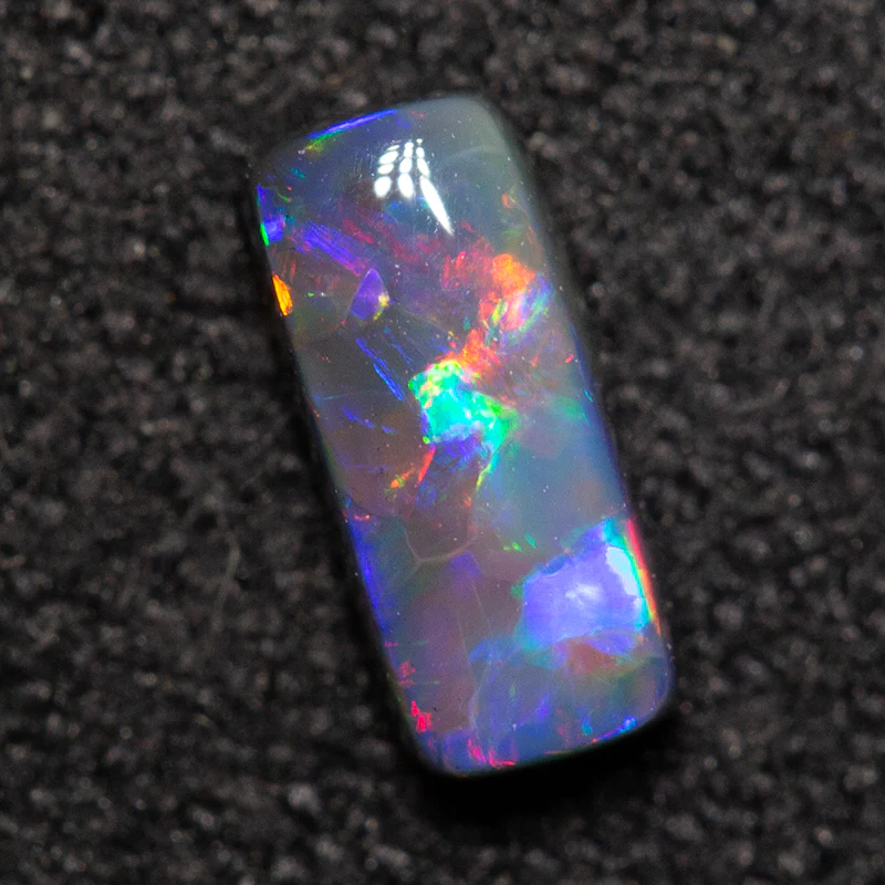 0.41 ct black opal 6.6x2.9x2.4mm - Image 3