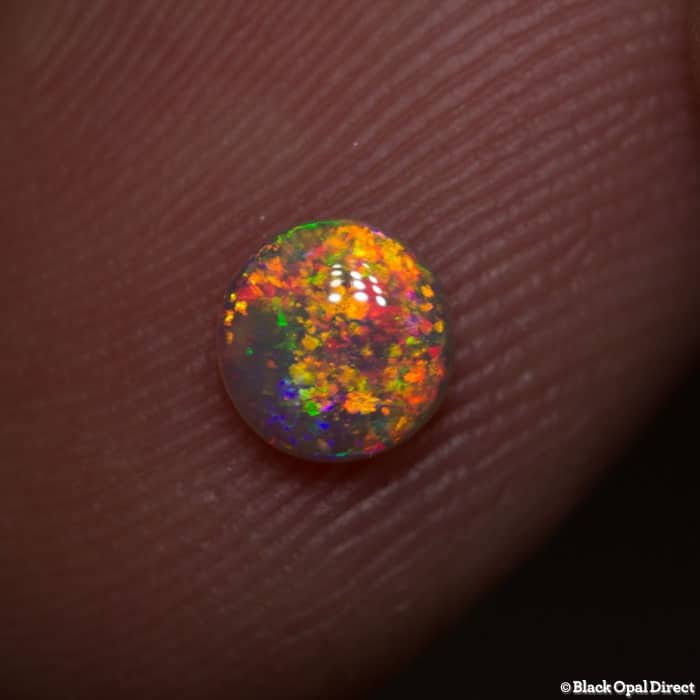 0.41 ct gem crystal opal 5mm round x2mm Deposit paid Annabell - Image 2