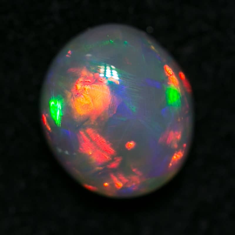 0.41 ct gem crystal opal 5x4.5x3mm - Image 2