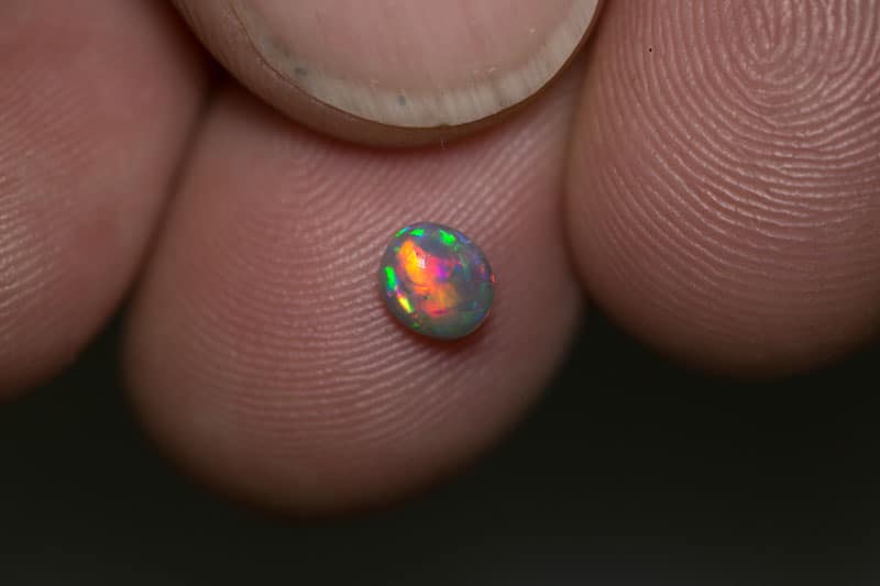0.41 ct gem crystal opal 5x4.5x3mm - Image 3