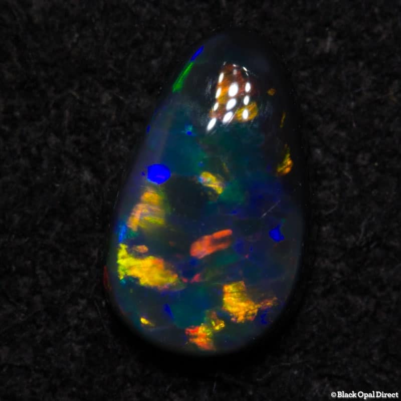 0.42 ct black opal 6.5x4x2mm - Image 3