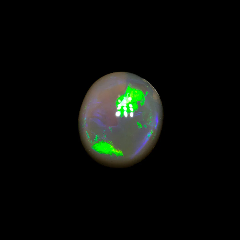 0.42 ct dark opal 5.6x4.9x2.3mm - Image 2