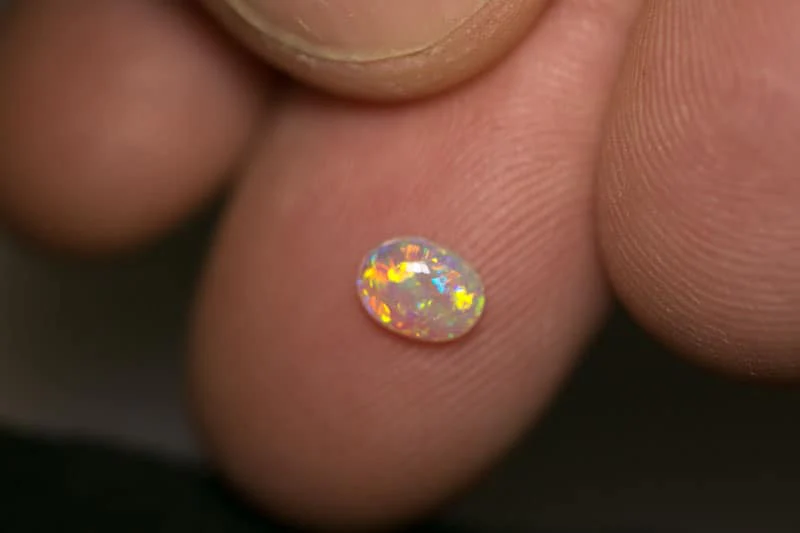 0.42 ct gem crystal opal 6x4x2mm - Image 3