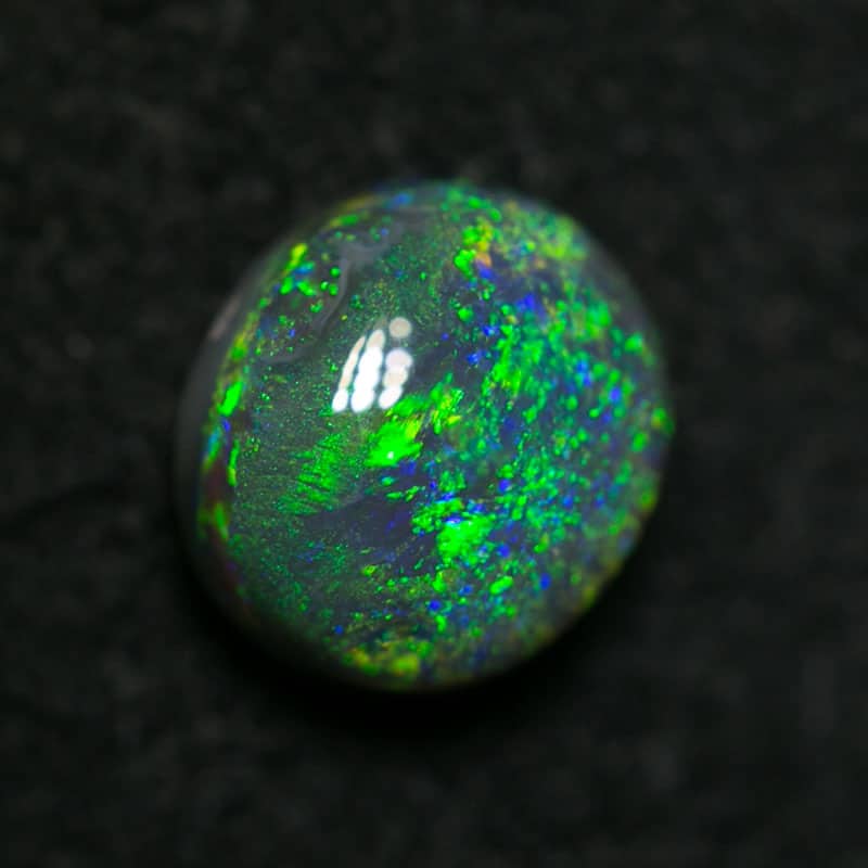 0.43 ct black opal 5x4.5x2mm - Image 3