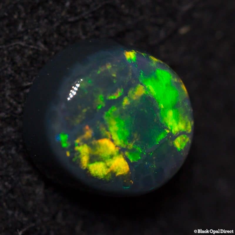0.43 ct black opal 5x4.5x2mm - Image 3