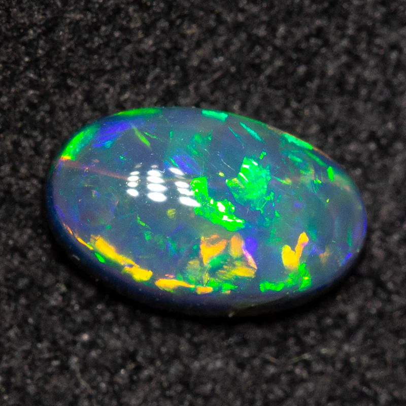 0.43 ct black opal 6.5x3.8x2.7mm - Image 2