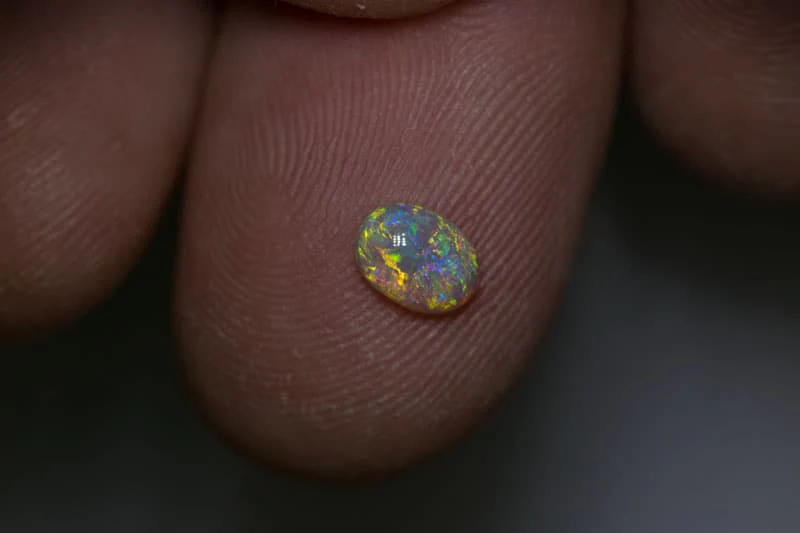 0.43 ct crystal opal 6x4x2mm - Image 2