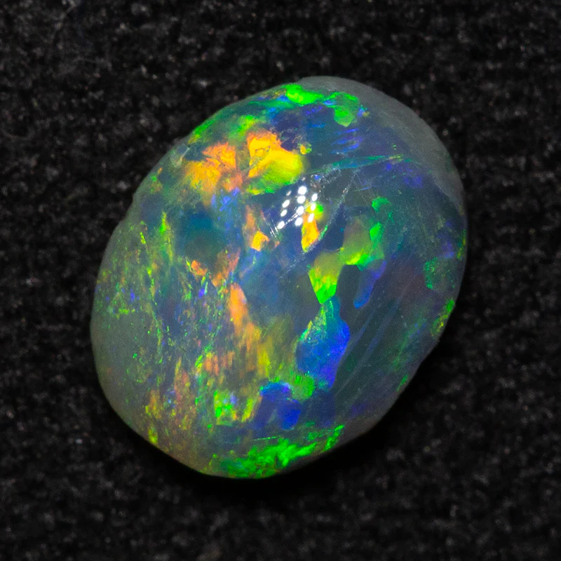 0.43 ct dark opal 6.1x4.8x2.5mm - Image 2