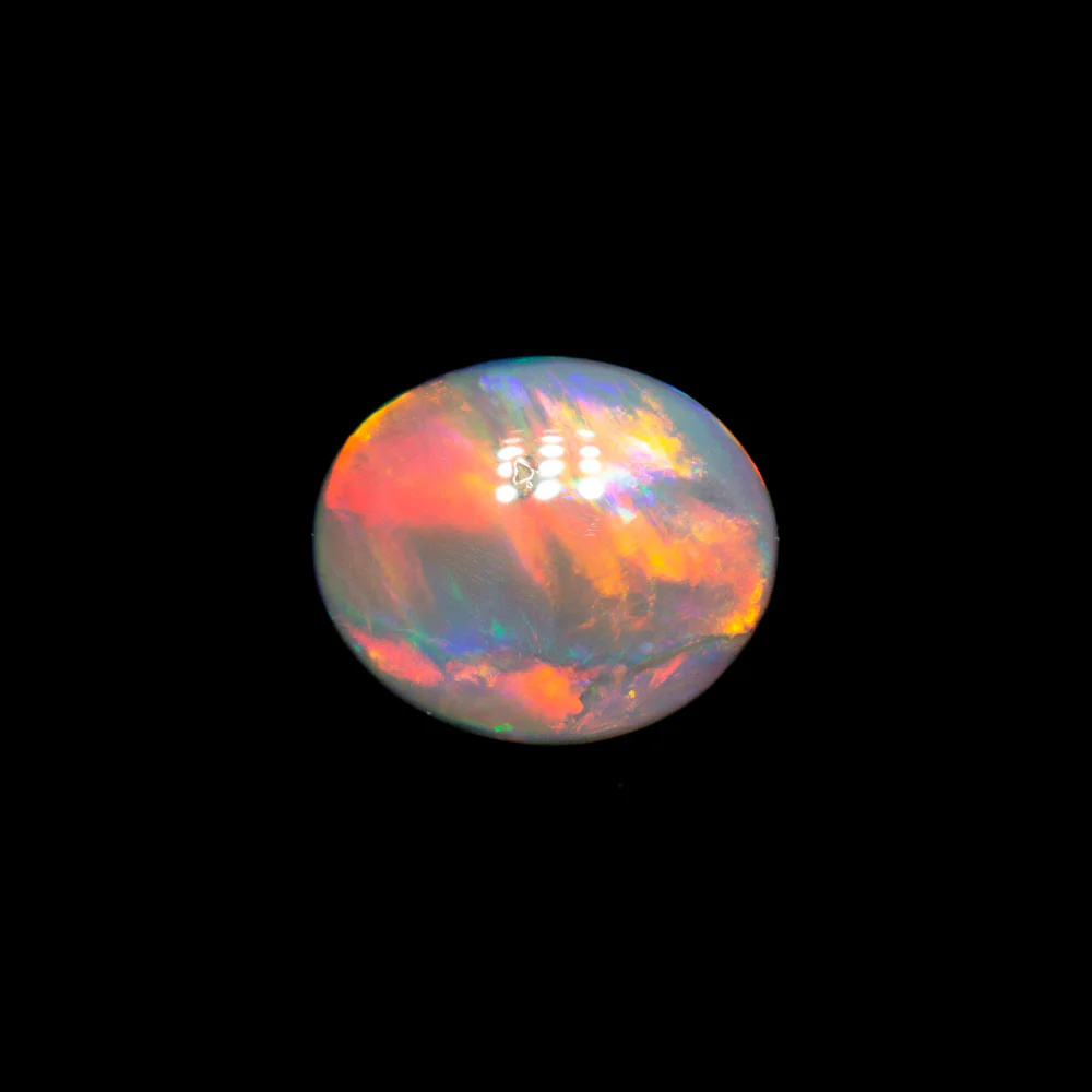 0.43 ct dark opal 6.1x5.1x2.3mm - Image 2
