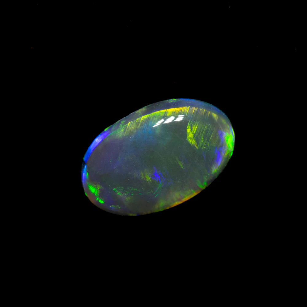 0.44 ct black opal 6.9x4.4x2.3mm - Image 2