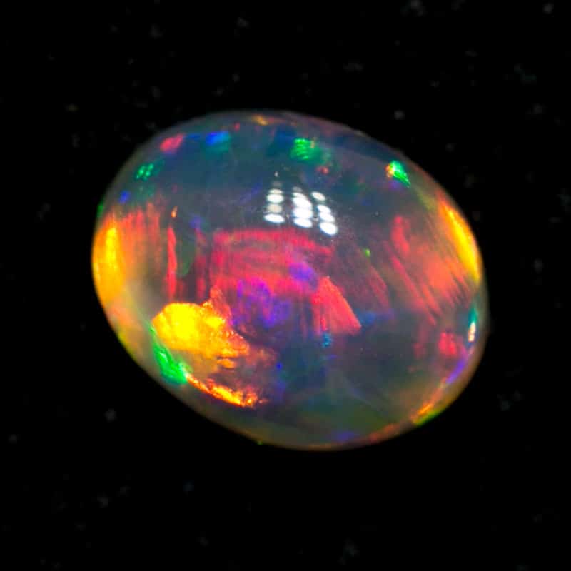 0.44 ct gem crystal opal 5.5x4.5x2.5mm - Image 2