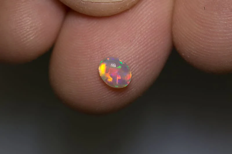0.44 ct gem crystal opal 5.5x4.5x2.5mm - Image 3