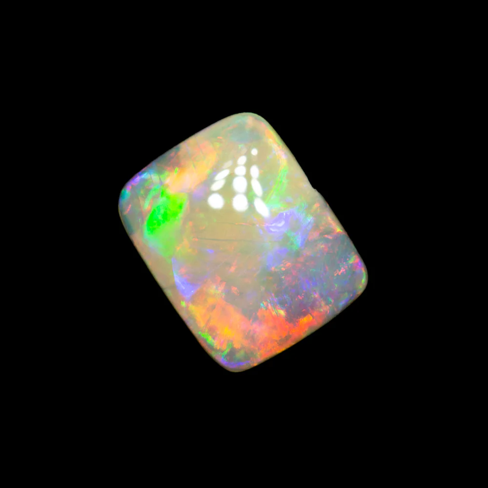 0.44 ct white opal 6.9x5.5x1.6mm - Image 2