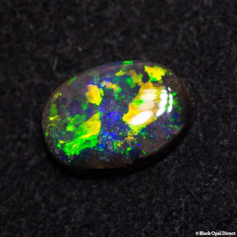 0.45 ct black opal 6.5x4.5x1.5mm - Image 3
