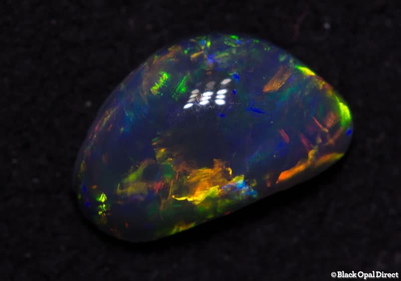 0.45 ct black opal gem 7x5x2mm - Image 3