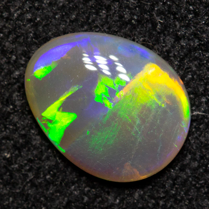 0.45 ct crystal opal 7x5.5x1.8mm - Image 2