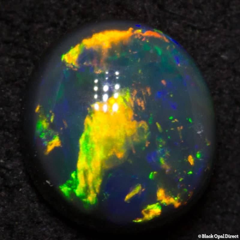 0.46 ct black opal 5x4.5x2mm - Image 2