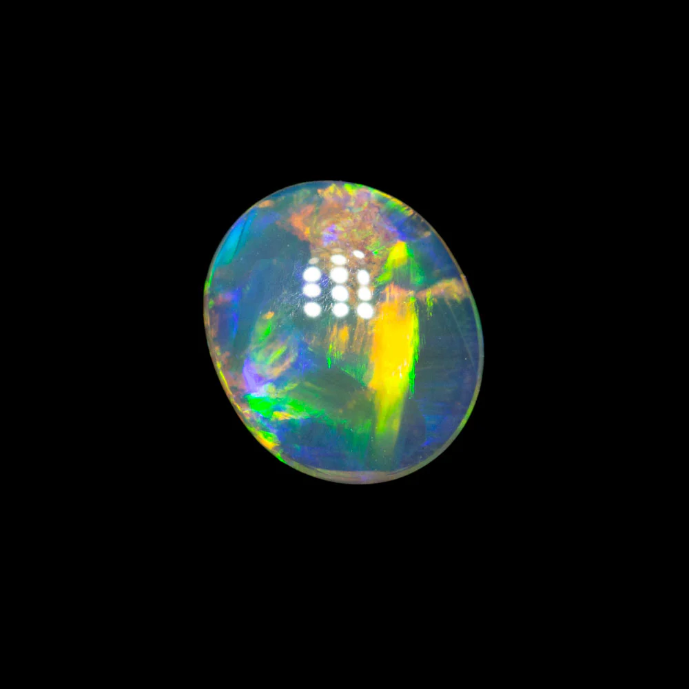 0.46 ct crystal opal 6x5x2mm - Image 3