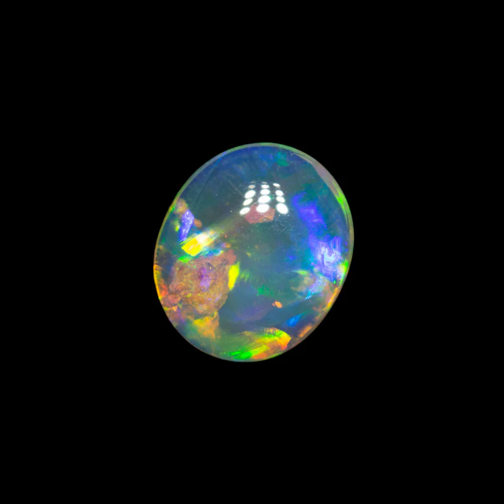 0.46 ct crystal opal 6x5x2mm - Image 4