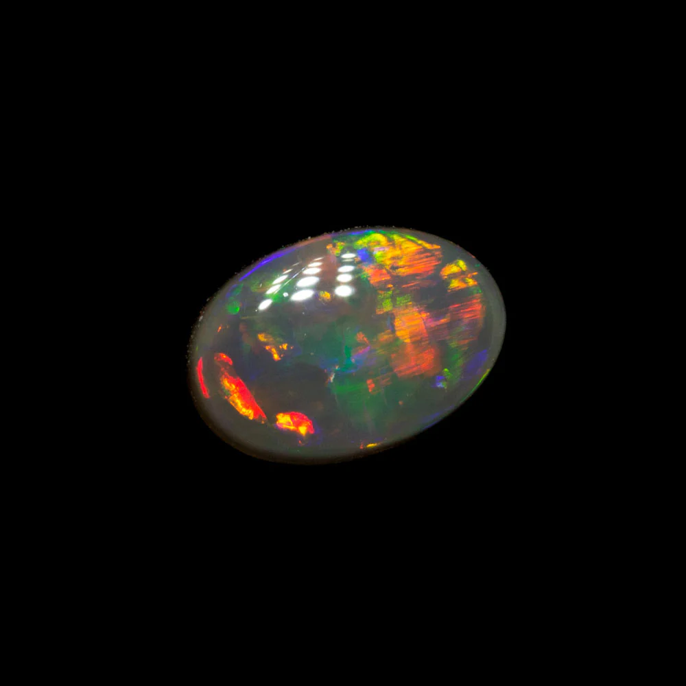 0.46 ct dark opal 6.5x4.5x2.2mm - Image 2
