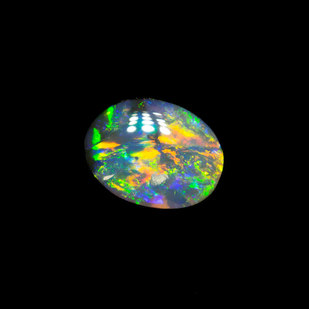 0.46 ct dark opal 6.8x5.2x2mm - Image 2