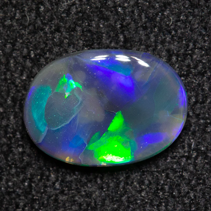 0.47 ct black opal 7.2x5.1x1.8mm - Image 2