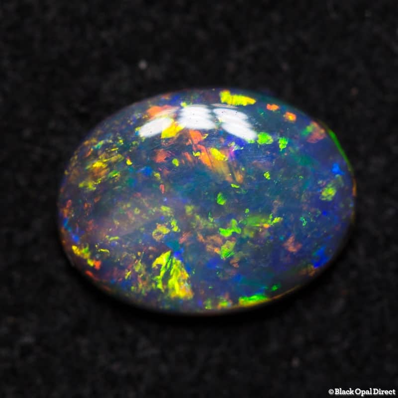 0.47 ct dark opal 7x5x1.5mm - Image 2