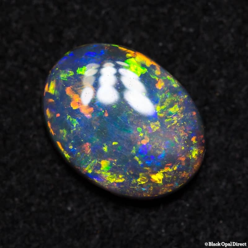 0.47 ct dark opal 7x5x1.5mm - Image 3