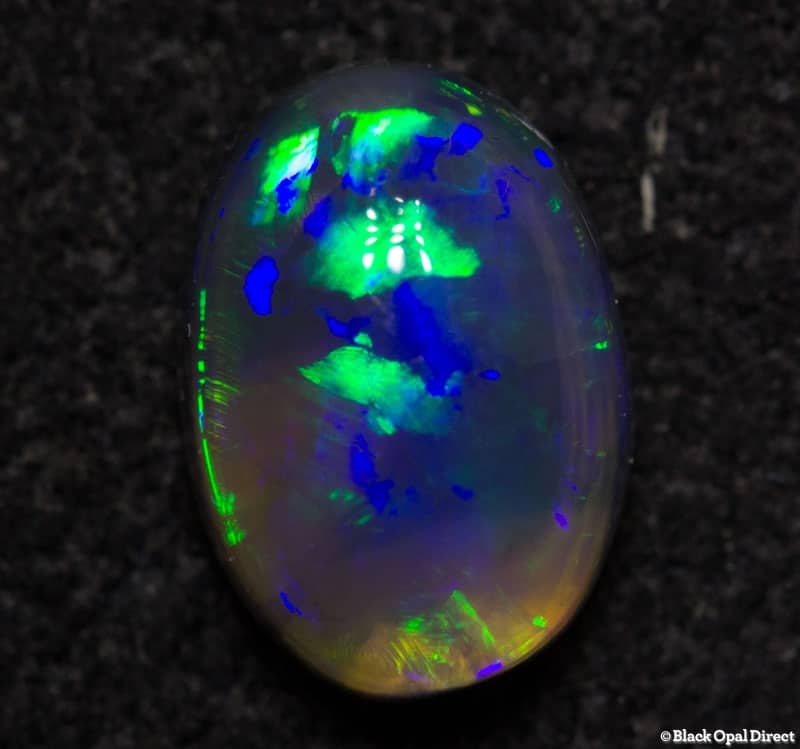 0.48 ct black opal 6x4x3mm - Image 2